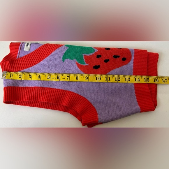 URBAN OUTFITTERS RANDI STRAWBERRY SWEATER VEST. Sz. M. QUIRKY, STYLISH, TRENDY - Picture 5 of 9